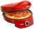 Bestron Elektrischer Grill-Pizzaofen, Viva Italia, Ober-/Unterhitze, Bis max. 180°C, 1800 Watt, Rot